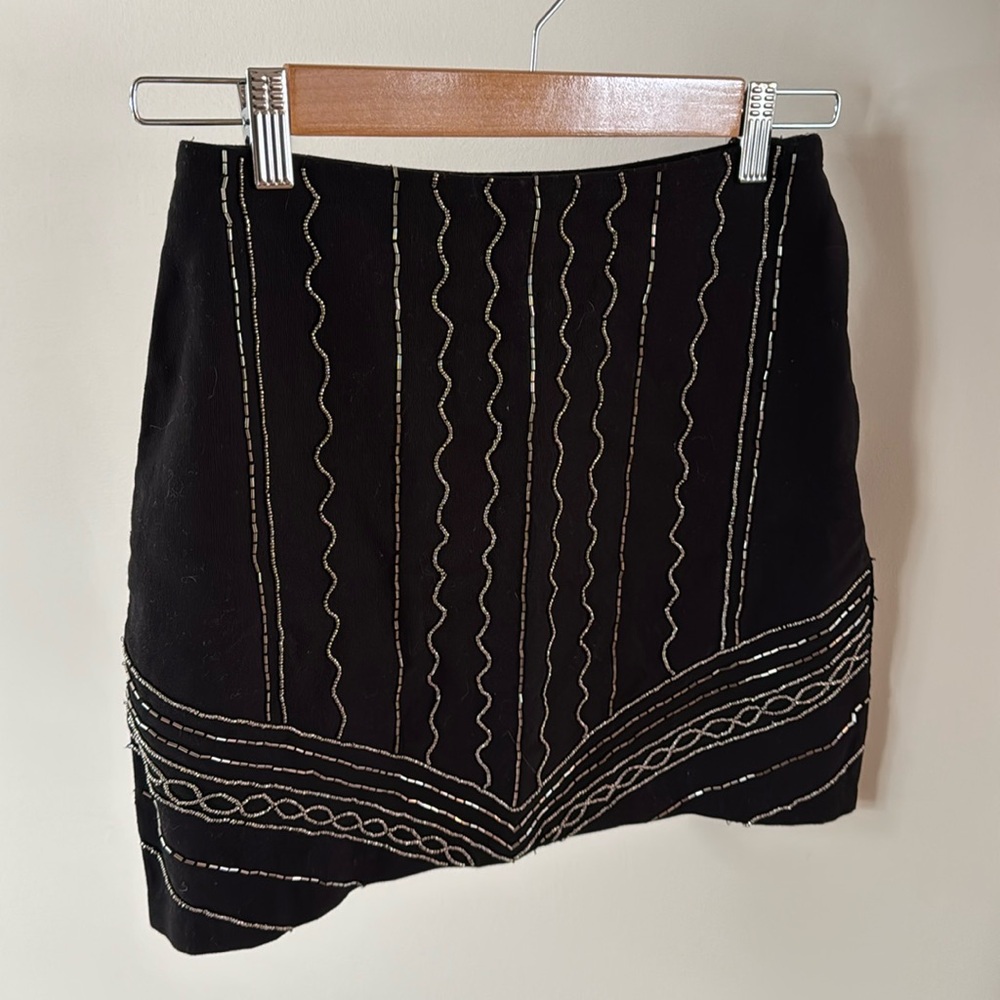 Embroidered Zara Mini Skirt